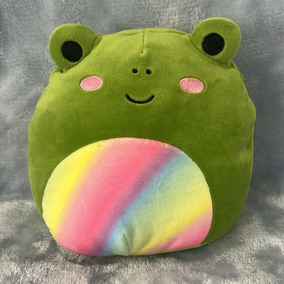 Squishmallow Kellytoy Fall Squad Frog Plushie Kid Toy Stuffed Animal 7.5" - Picture 1 of 3